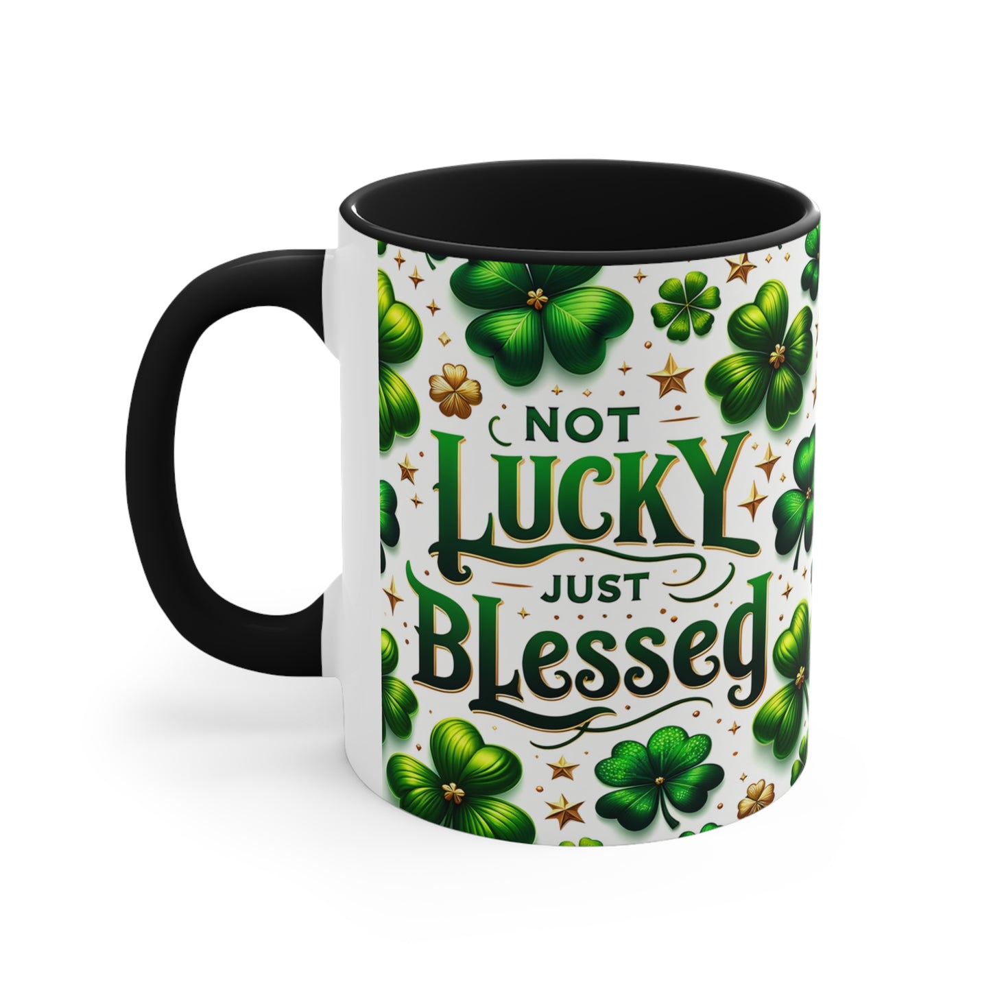 Blessed 🍀Accent Coffee Mug, 11oz