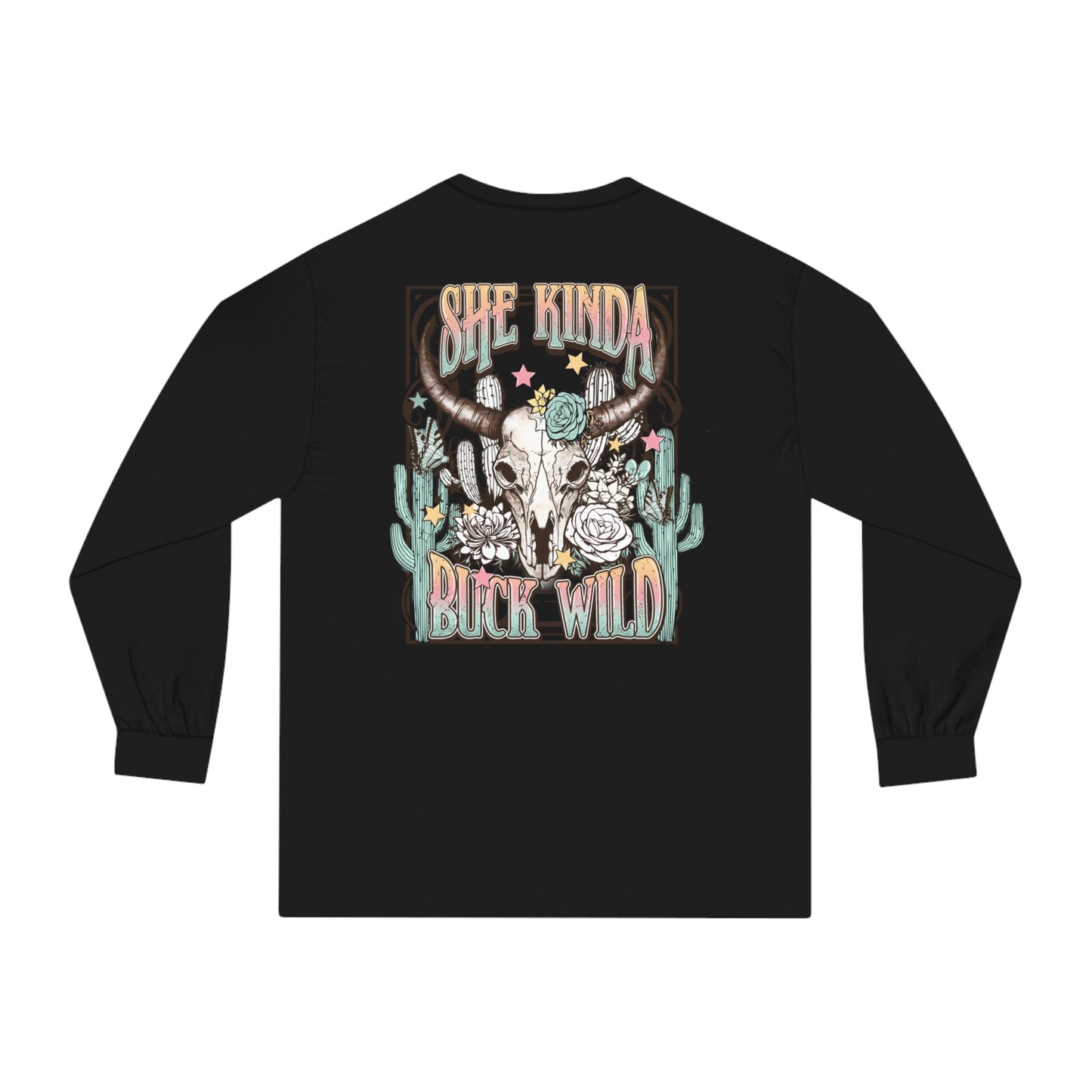 She Kinda Buck Wild 🐮Unisex Classic Long Sleeve T-Shirt