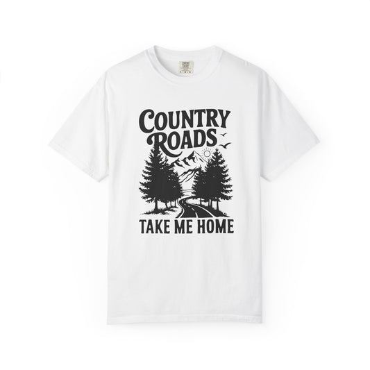 Country Roads🌲Unisex Garment-Dyed T-shirt