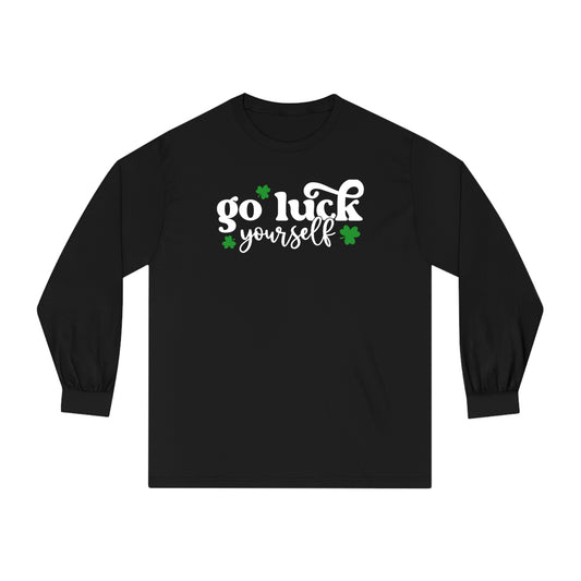 Go Luck Yourself ☘️Unisex Classic Long Sleeve T-Shirt