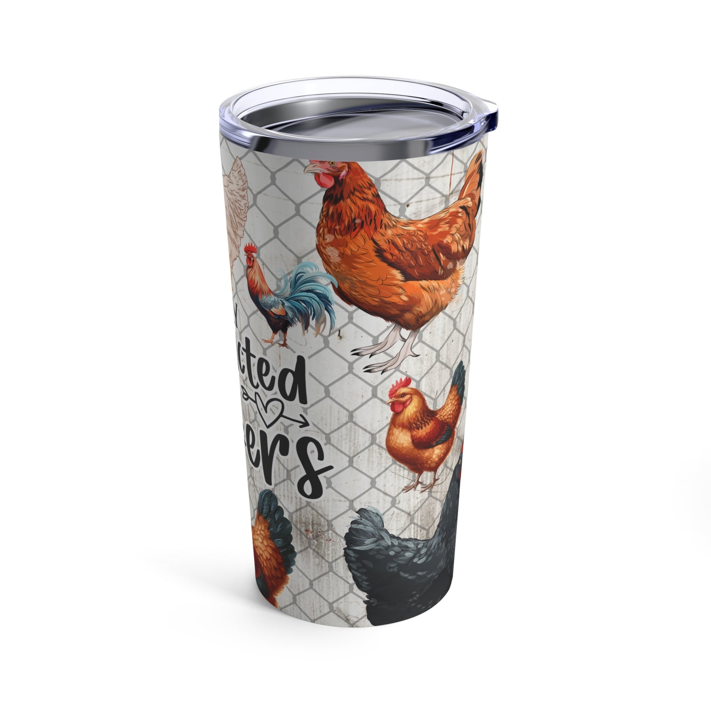 Easily Distracted 🐔Tumbler 20oz