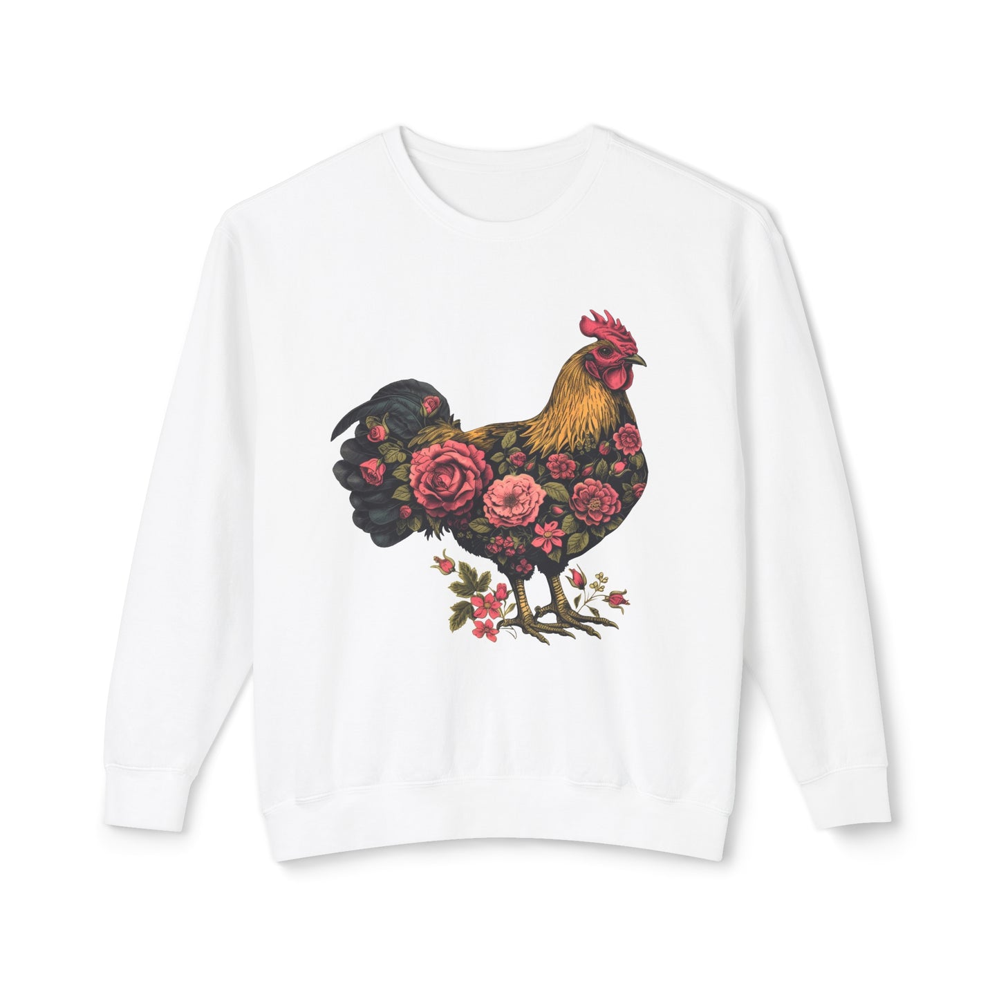 She'll Peck You in the Face 🐔 Unisex Lightweight Crewneck Sweatshirt