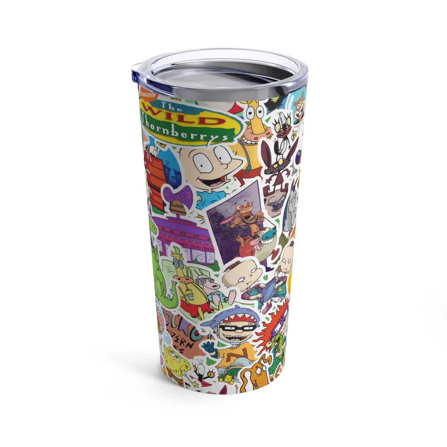 90s Cartoons🥤Tumbler 20oz