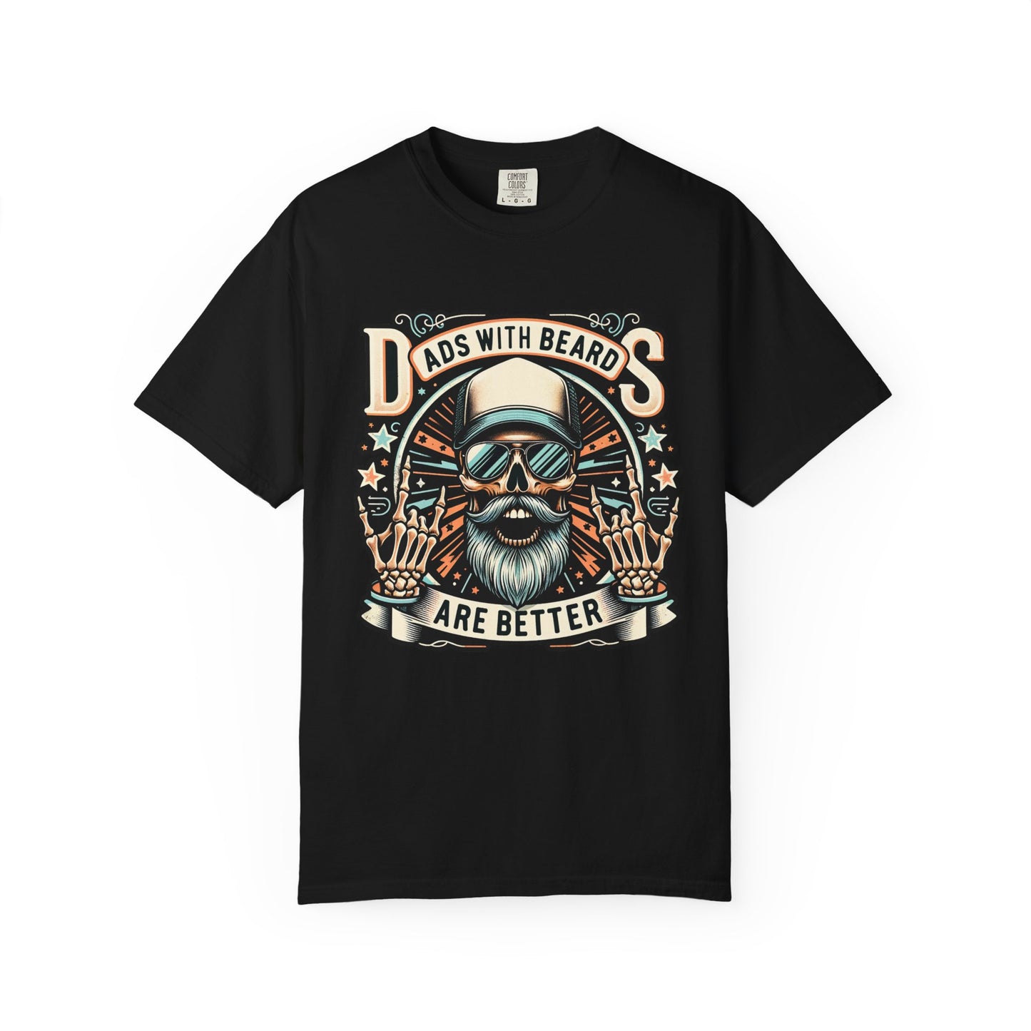 Dads with Beards Are Better 🧔‍♂️ Unisex Garment-Dyed T-shirt