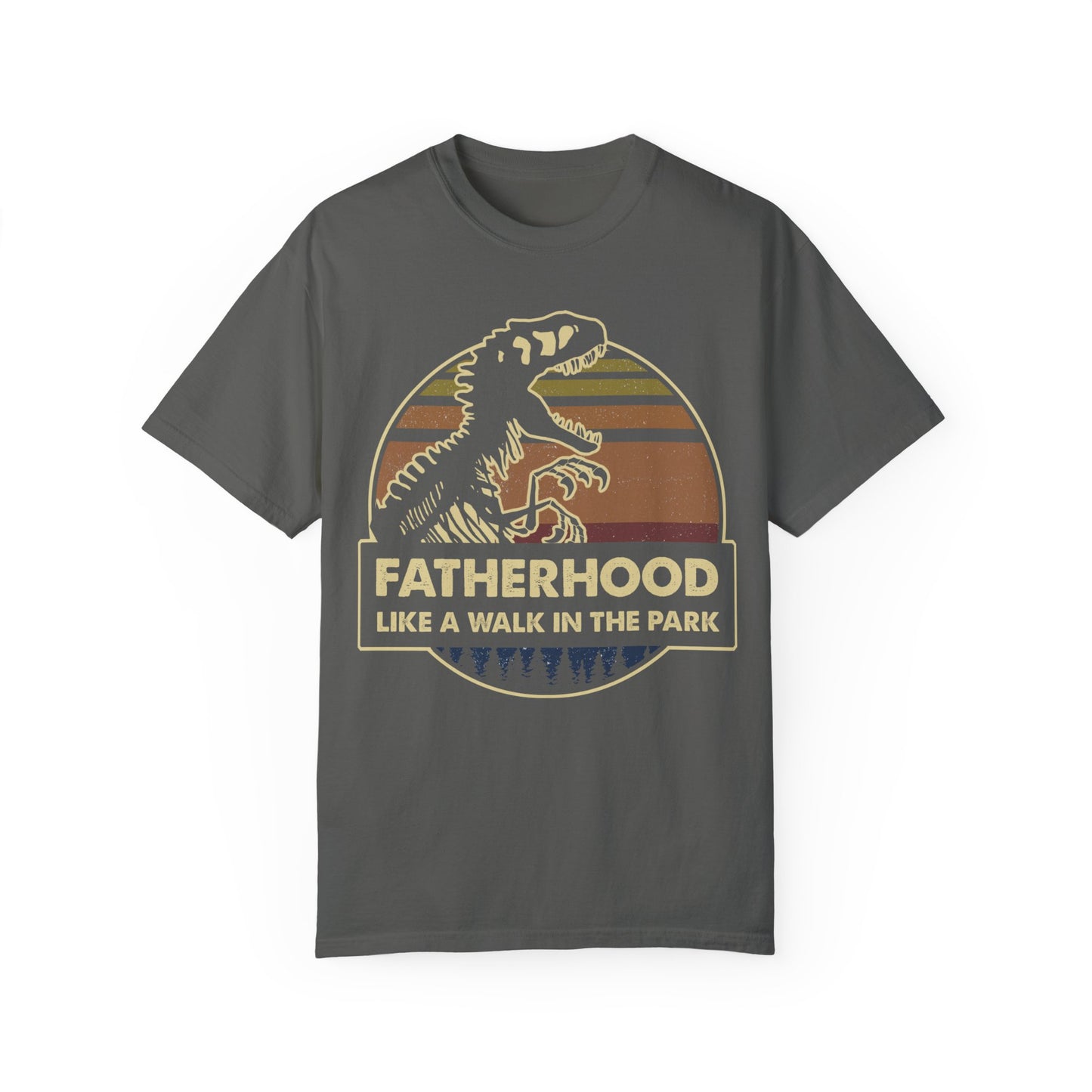 Fatherhood 🦖Unisex Garment-Dyed T-shirt