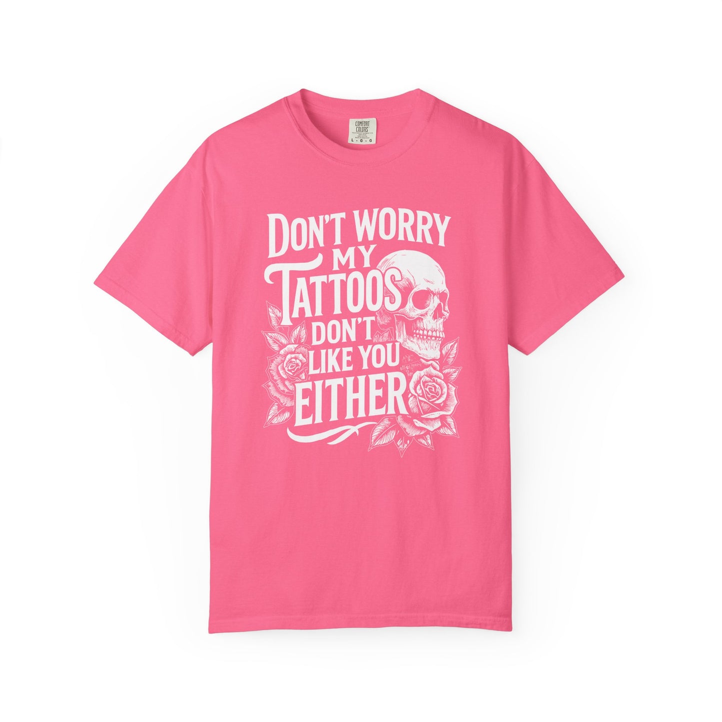 Don’t worry💀Unisex Garment-Dyed T-shirt