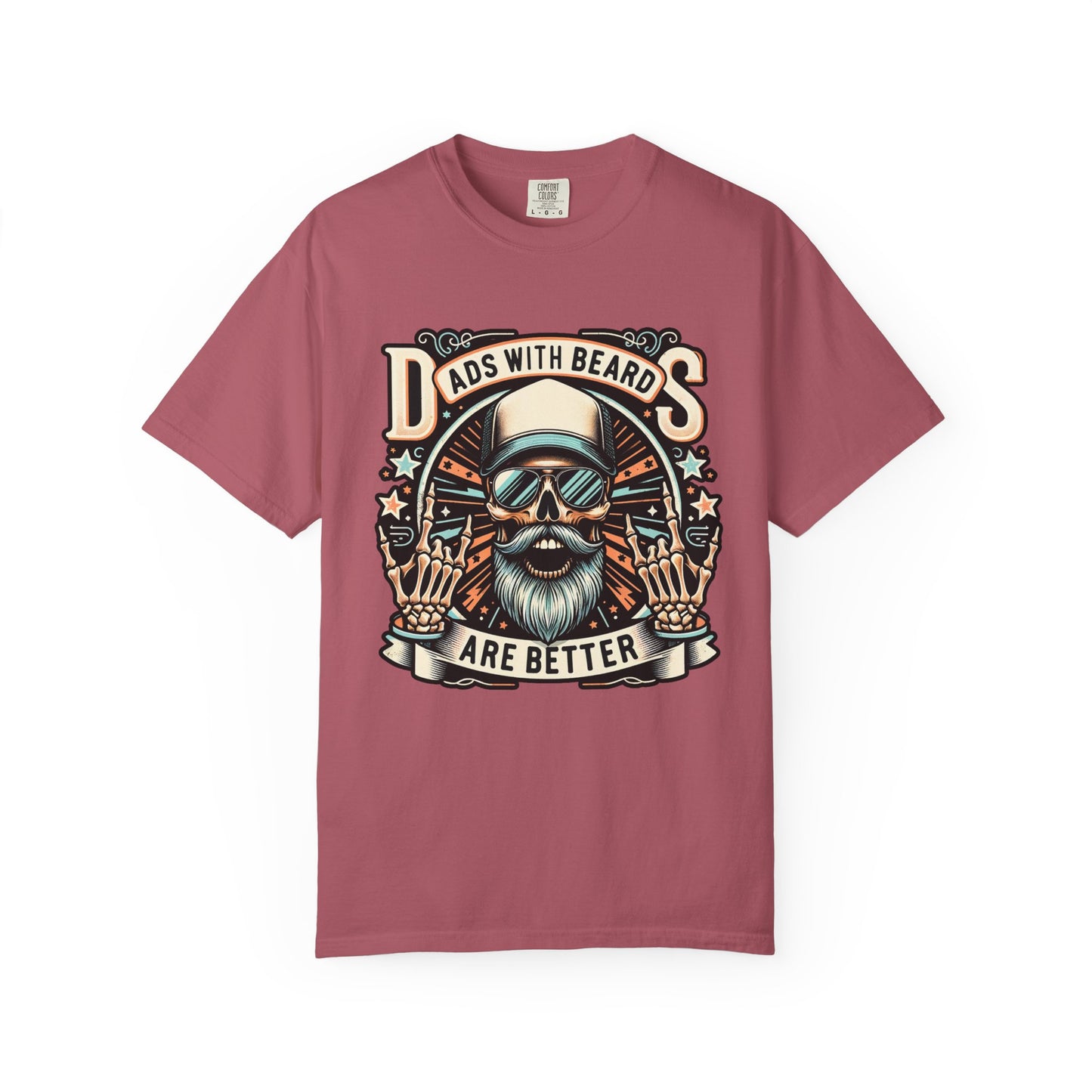 Dads with Beards Are Better 🧔‍♂️ Unisex Garment-Dyed T-shirt