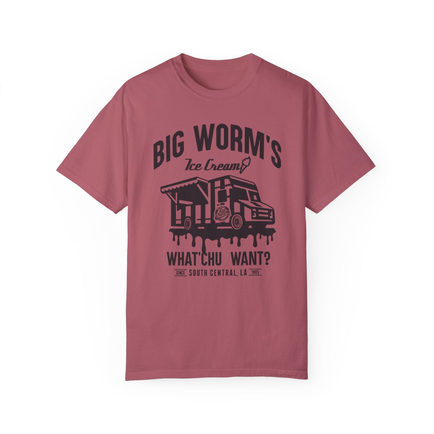 Big Worm Ice Cream 🍦Unisex Garment-Dyed T-shirt