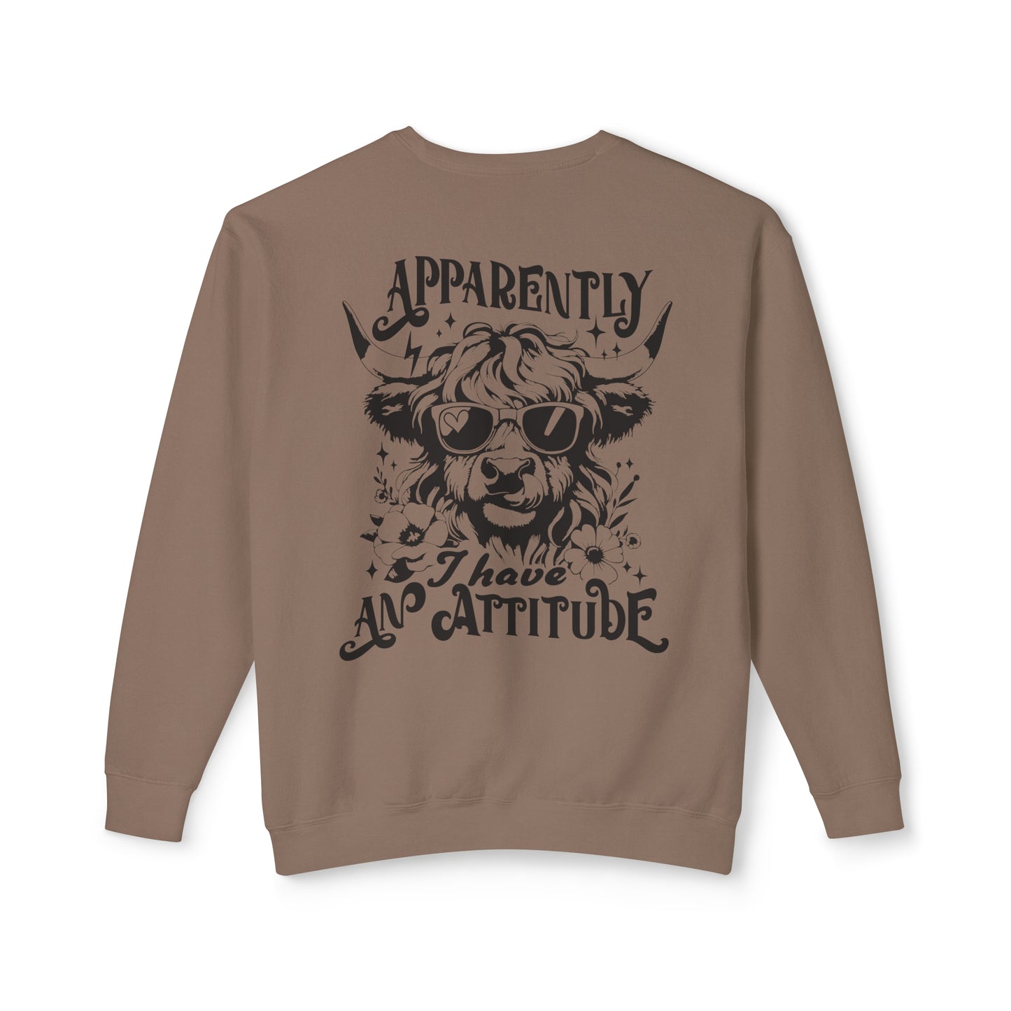 An Attitude 😎Unisex Lightweight Crewneck Sweatshirt