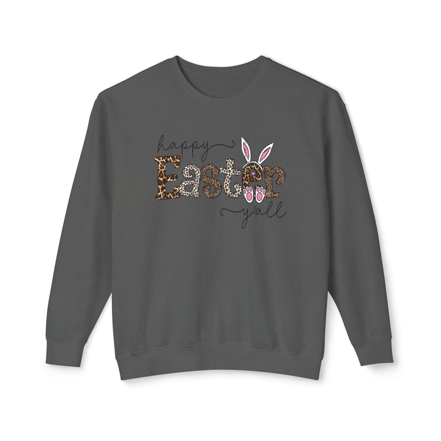 Happy Easter Yall 🐰Unisex Lightweight Crewneck Sweatshirt