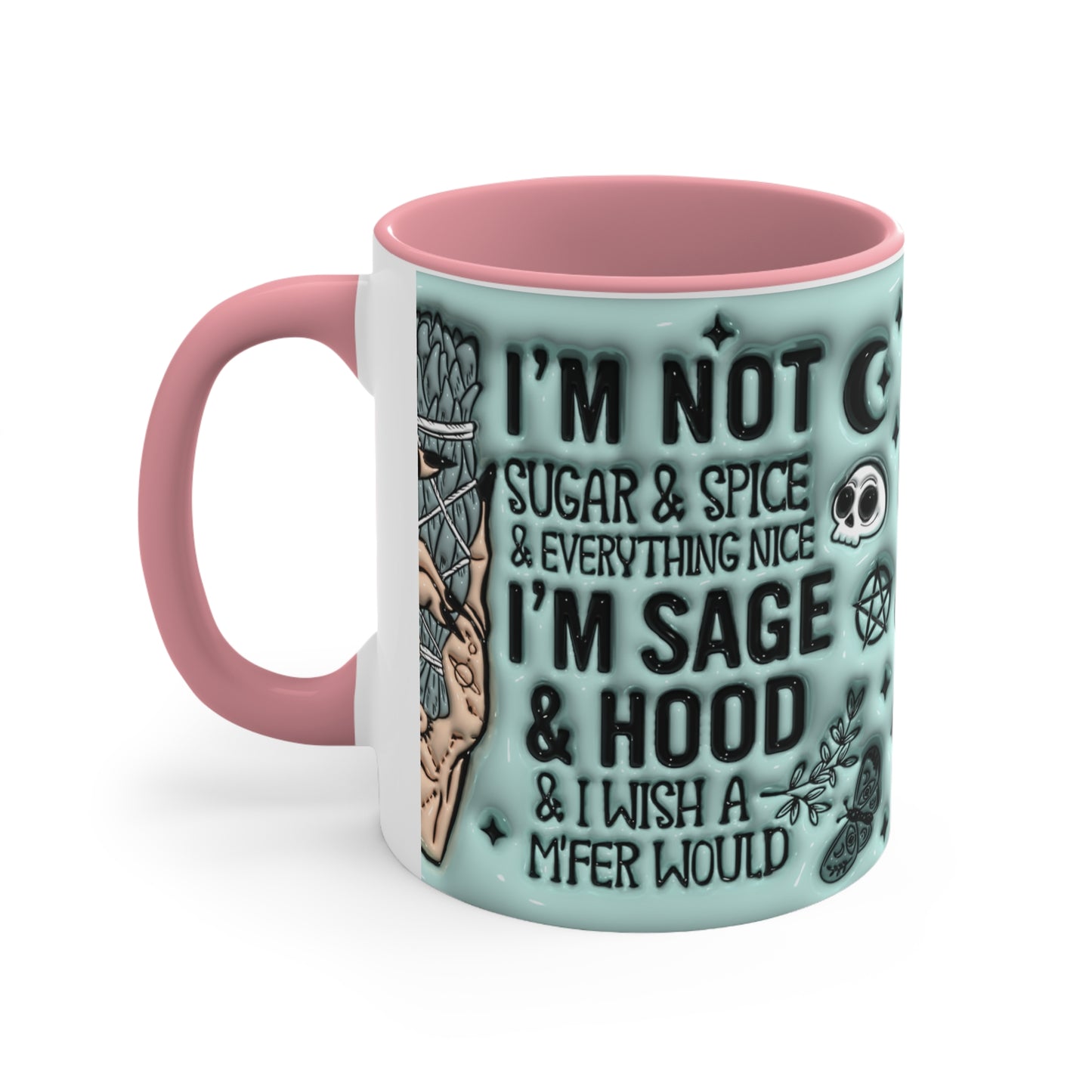 Sage & Hood 🔮Accent Coffee Mug, 11oz