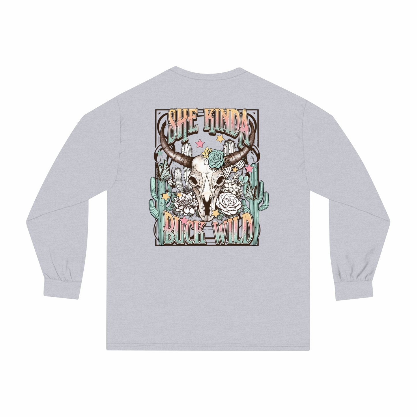 She Kinda Buck Wild 🐮Unisex Classic Long Sleeve T-Shirt