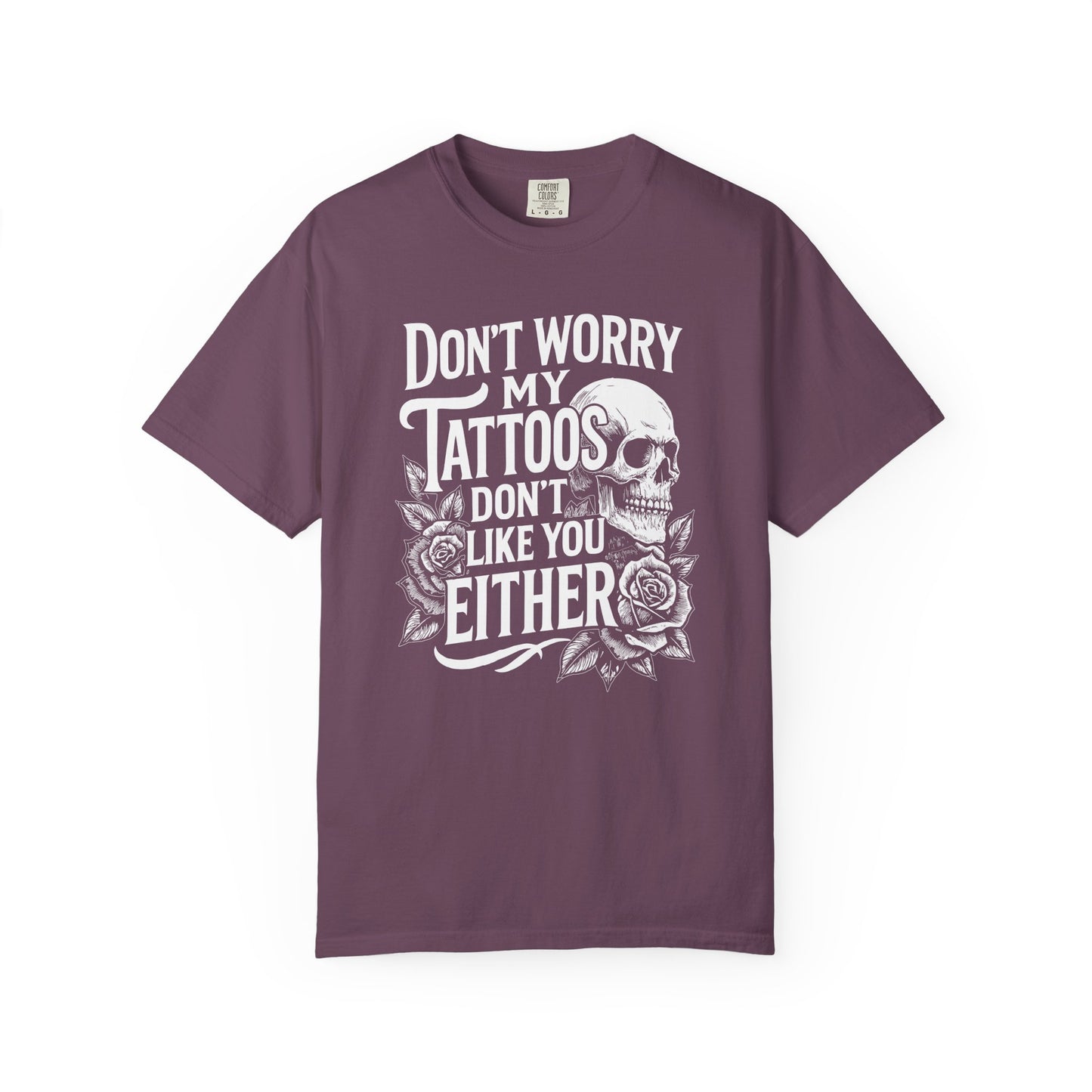 Don’t worry💀Unisex Garment-Dyed T-shirt