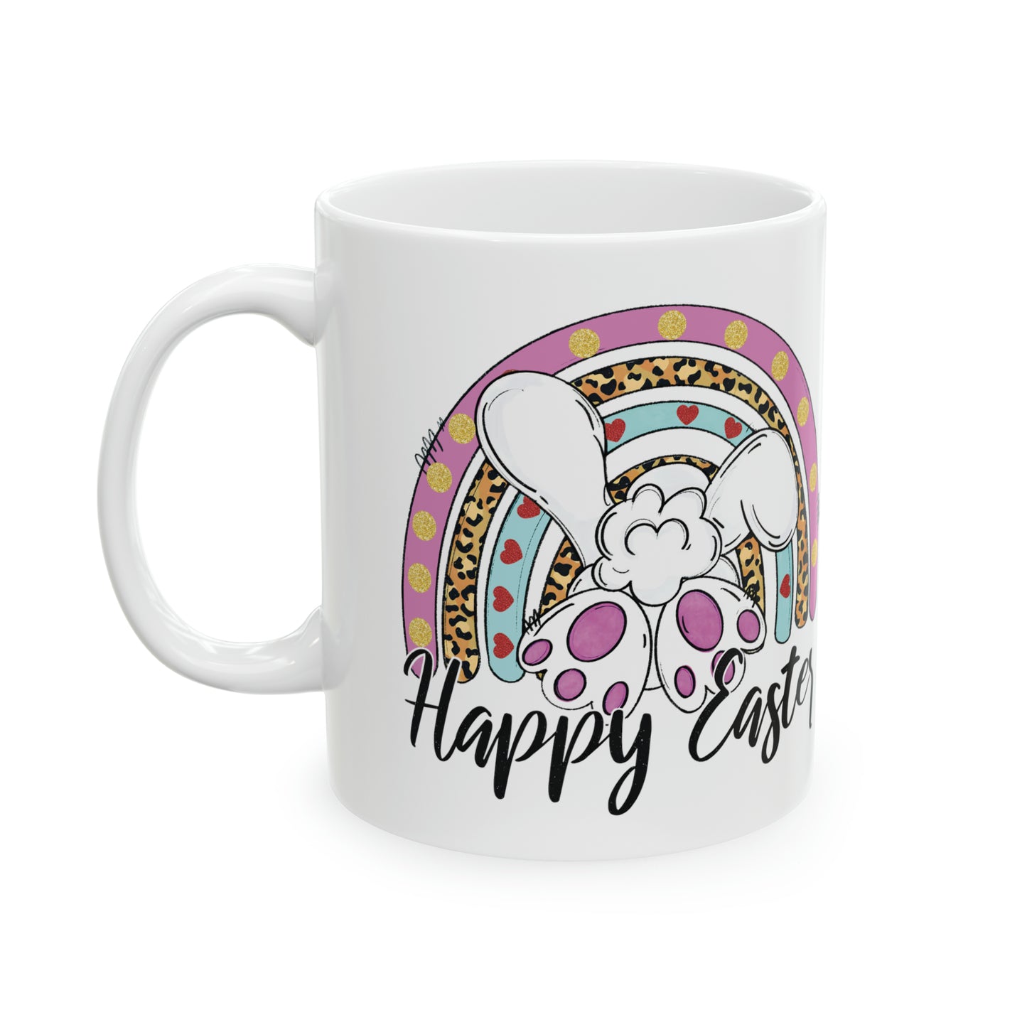 Happy Easter 🐰Ceramic Mug, 11oz