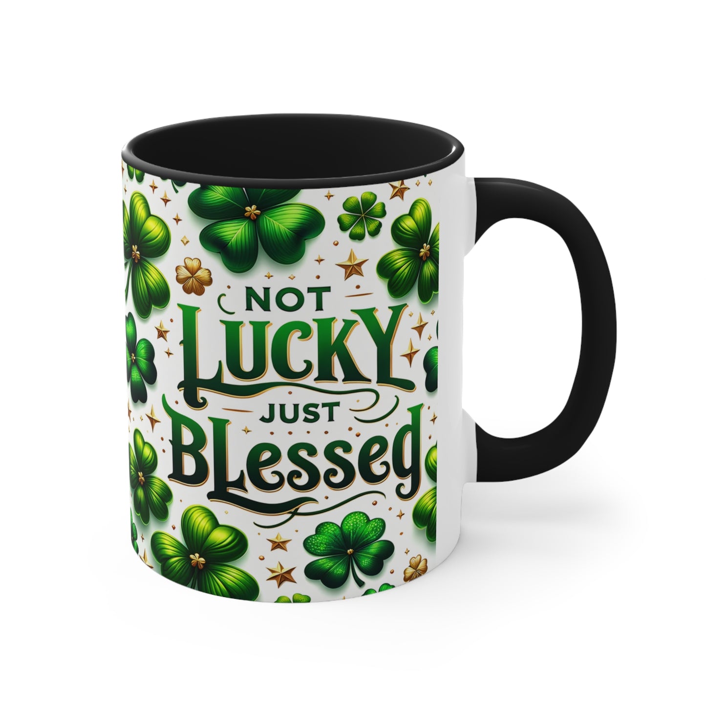 Blessed 🍀Accent Coffee Mug, 11oz