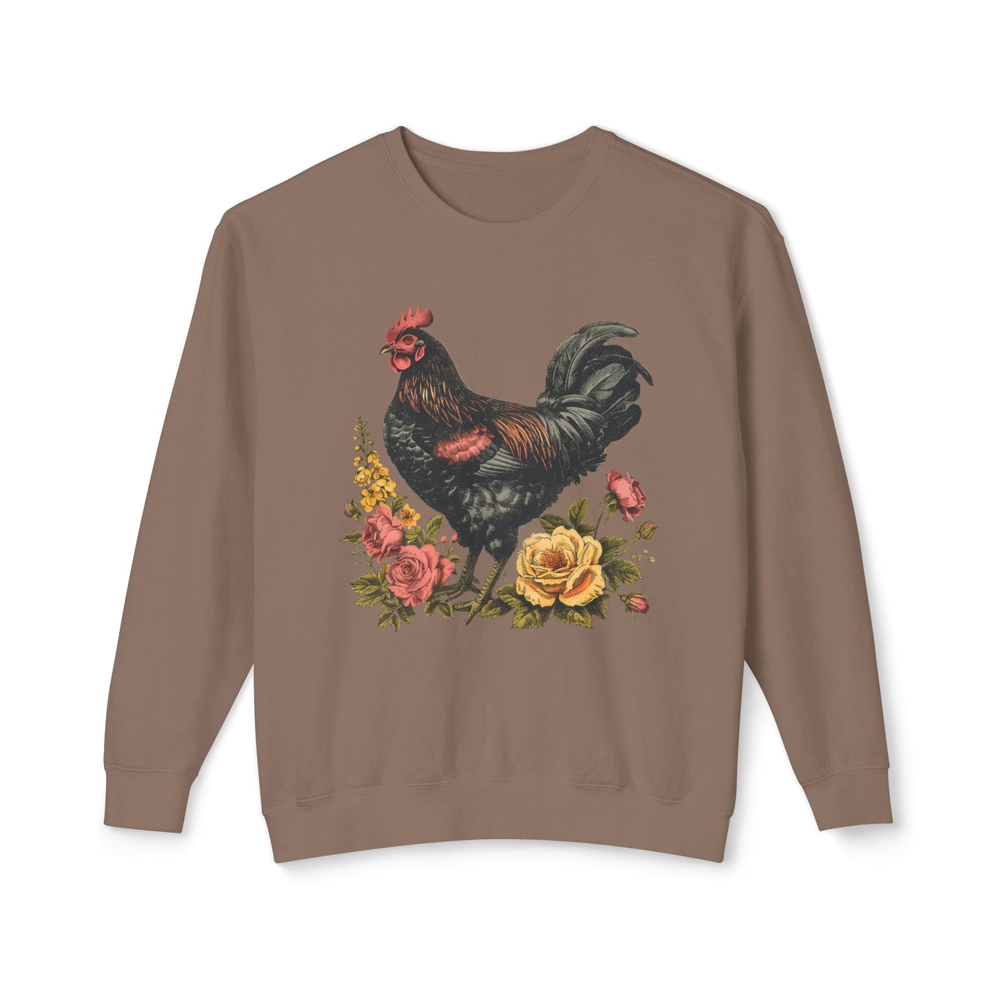 I Chase Chickens 🐔Unisex Lightweight Crewneck Sweatshirt