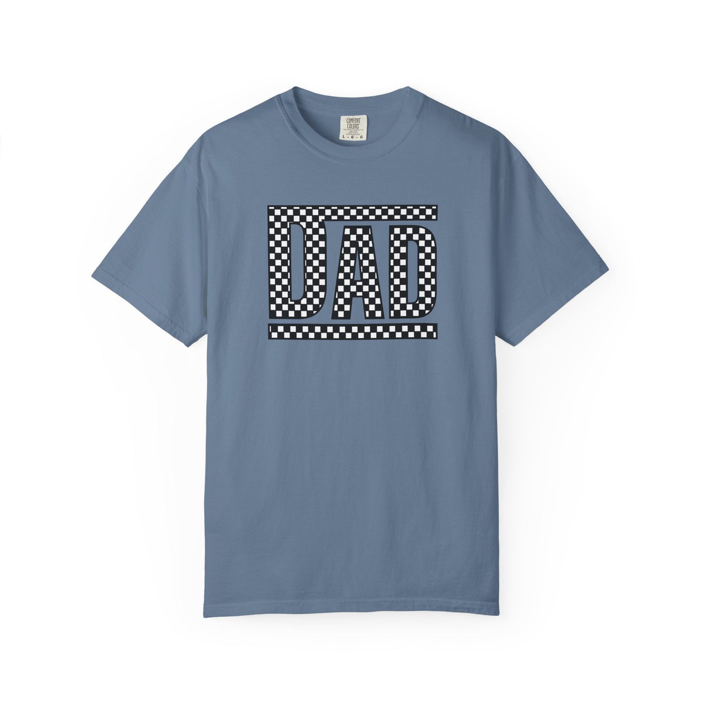 Checkered DAD🖤🤍  Unisex Garment-Dyed T-shirt
