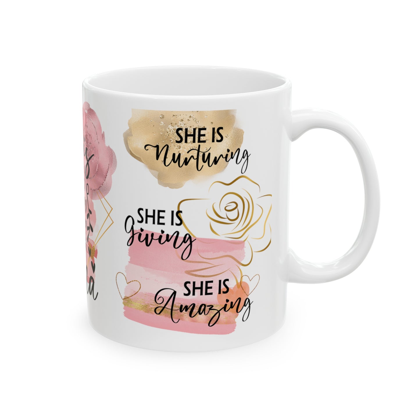 She is Nana 🌸Ceramic Mug, 11oz