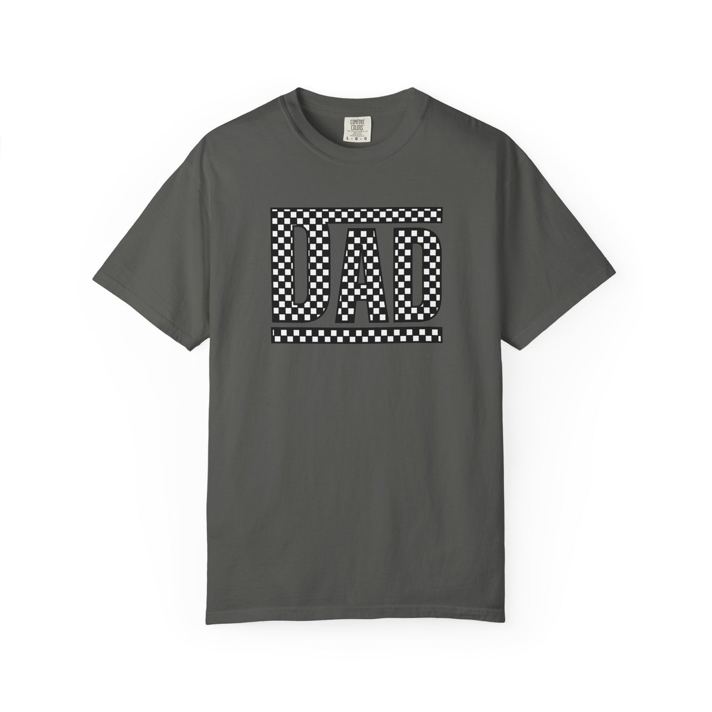 Checkered DAD🖤🤍  Unisex Garment-Dyed T-shirt