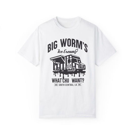 Big Worm Ice Cream 🍦Unisex Garment-Dyed T-shirt