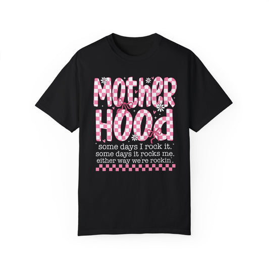Motherhood Rockin💖 Unisex Garment-Dyed T-shirt