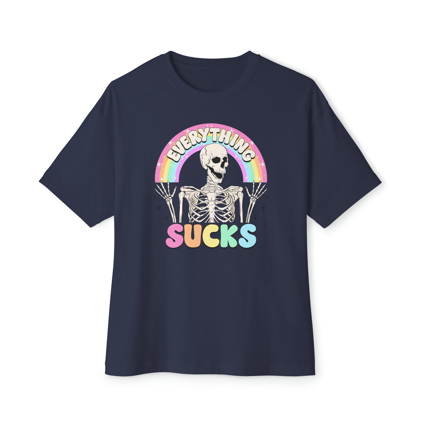 Everything Sucks 🌈Unisex Oversized Boxy Tee