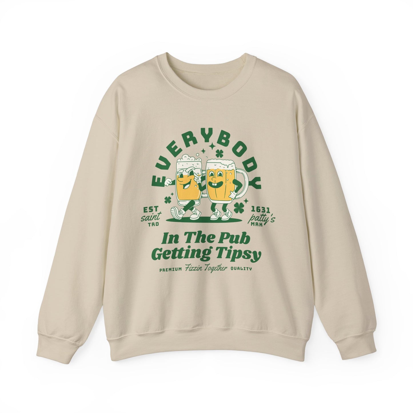 Everybody Getting Tipsy 🍀Unisex Heavy Blend™ Crewneck Sweatshirt