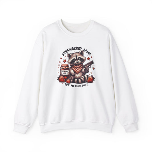 Strawberry Jams, But My Glock Don't🍓Unisex Heavy Blend™ Crewneck