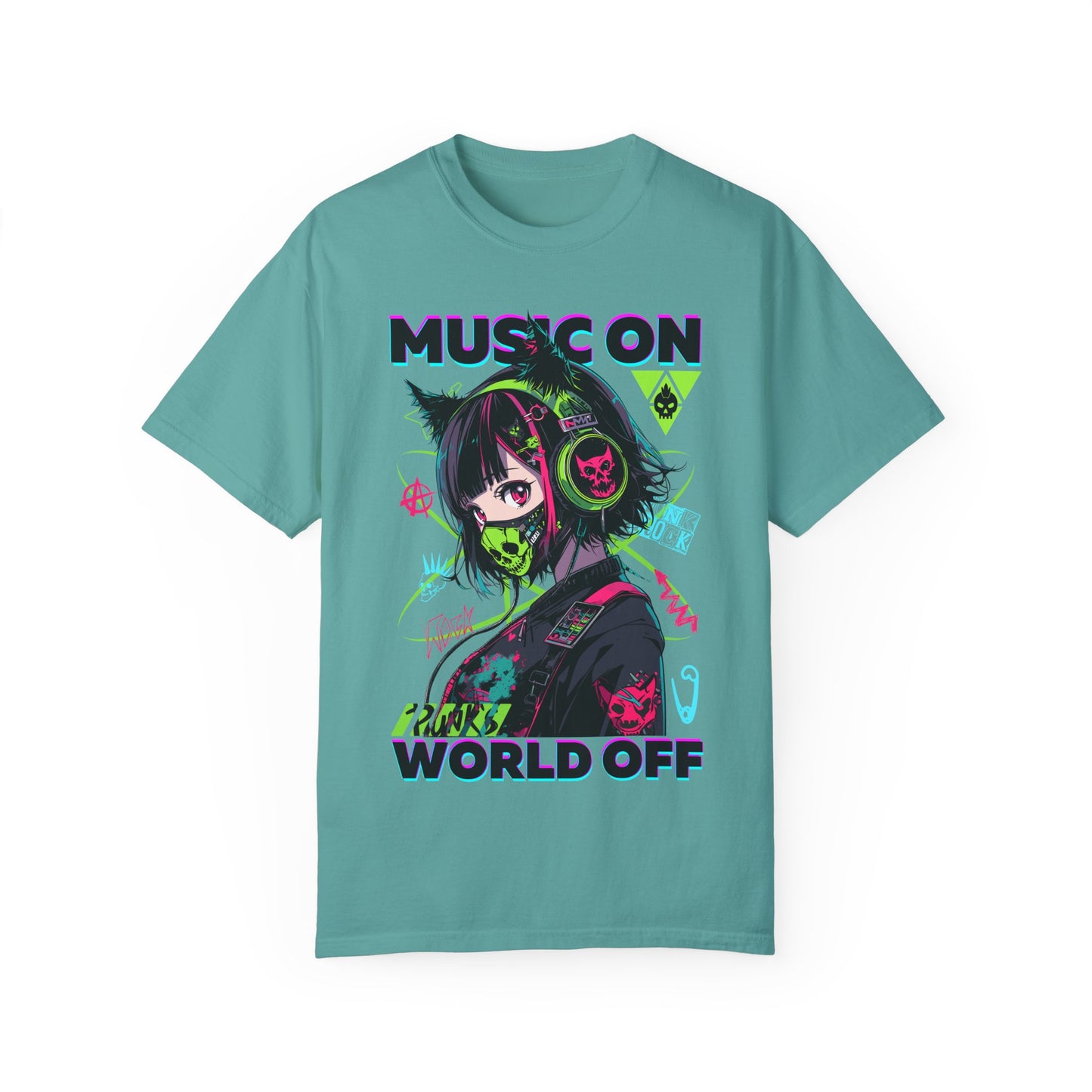 Music On, World Off🎧 Unisex T-shirt