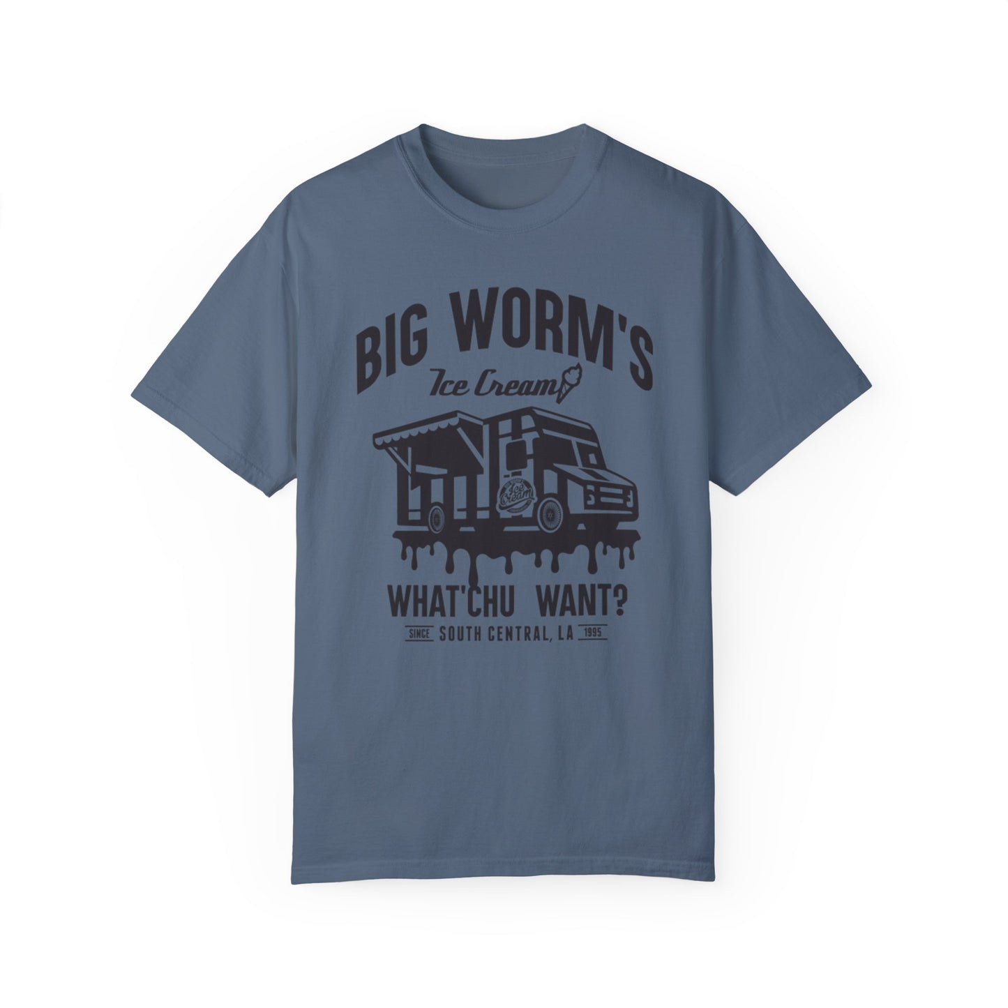 Big Worm Ice Cream 🍦Unisex Garment-Dyed T-shirt