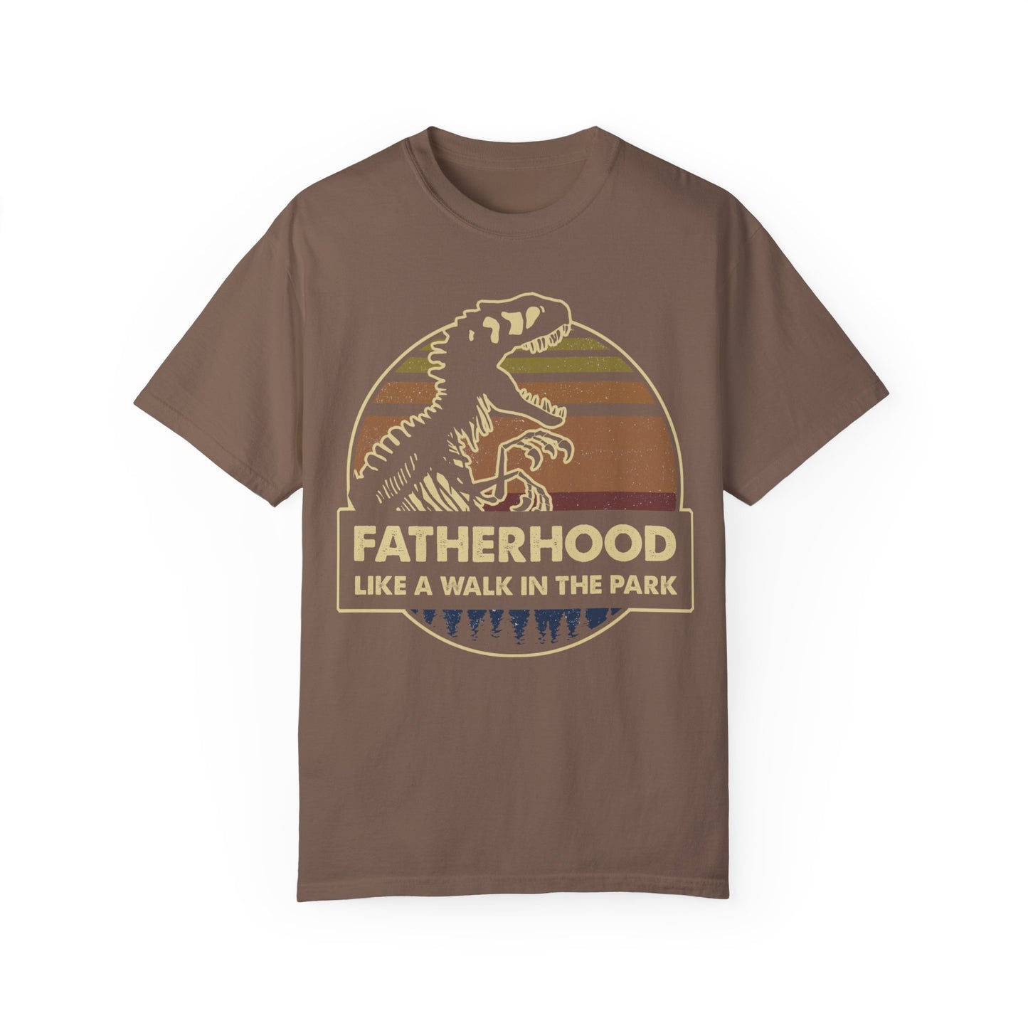 Fatherhood 🦖Unisex Garment-Dyed T-shirt